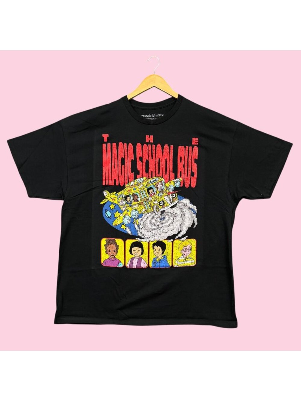 PBS Kids The Magic School Bus Cartoon School Trip Poster Tee 2X